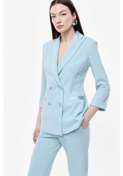 Blazer doppiopetto con maniche tre quarti IMPERIAL | JU25LAWNEW SKY